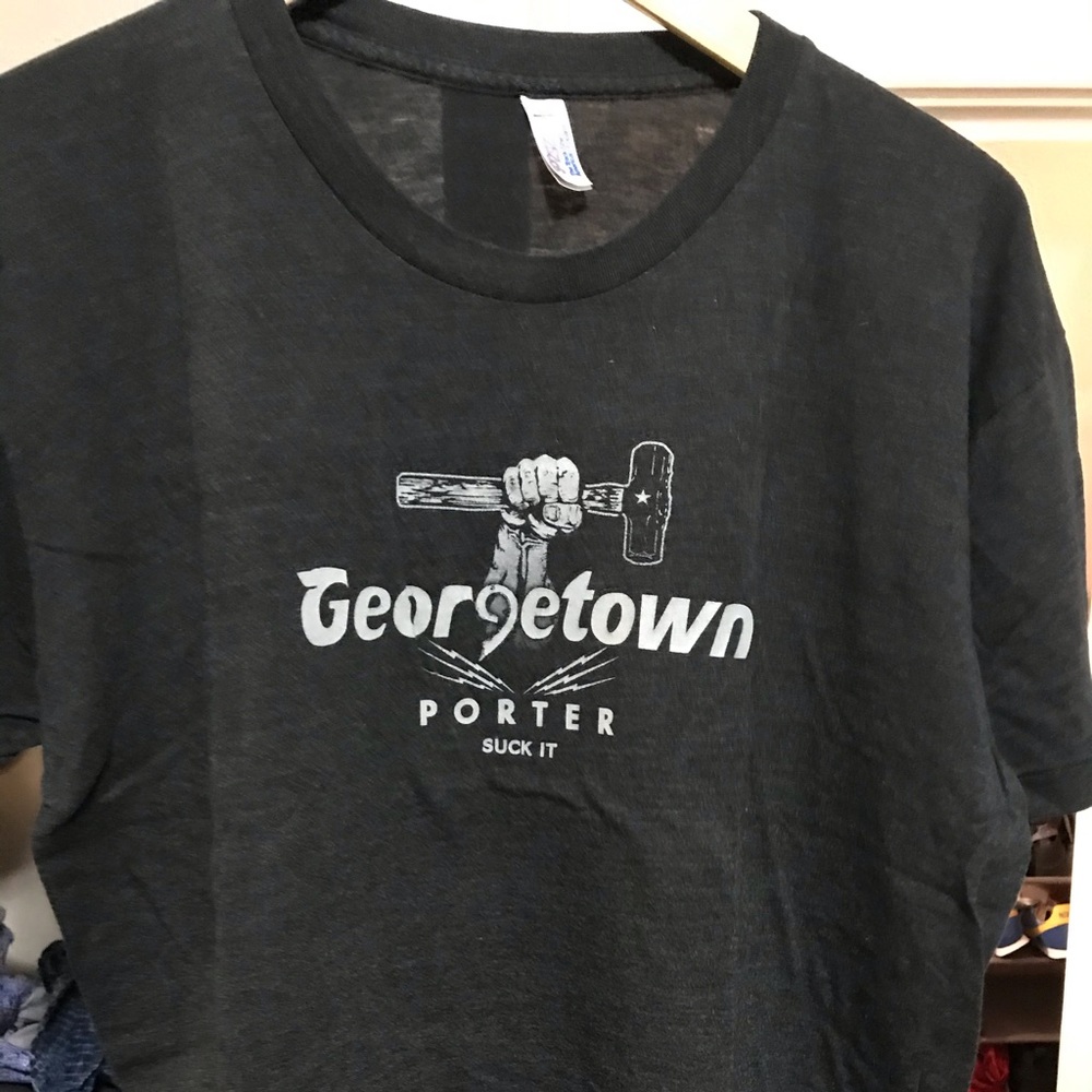 Vintage Georgetown Brewing Porter Beer shirt